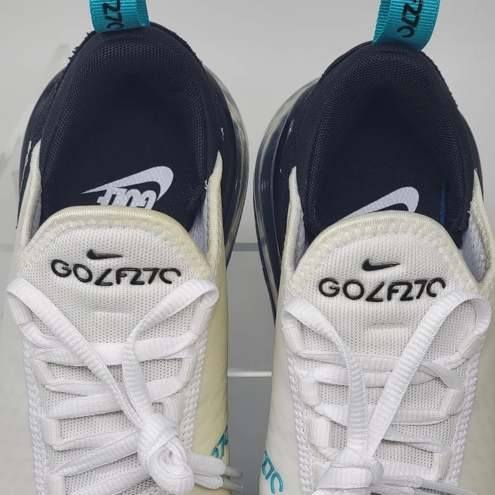 Nike Air Max 270 Golf Shoes Mens Size 4 Dusty Cactus Sneakers CK6483-100 New